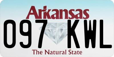 AR license plate 097KWL