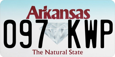 AR license plate 097KWP