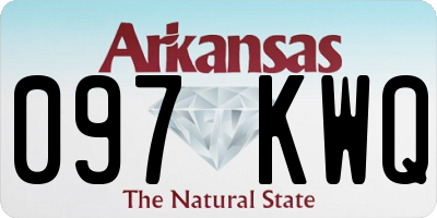 AR license plate 097KWQ