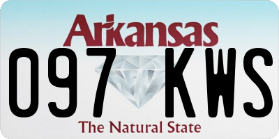 AR license plate 097KWS