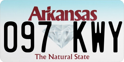 AR license plate 097KWY