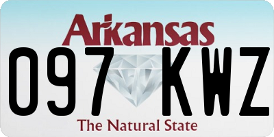 AR license plate 097KWZ