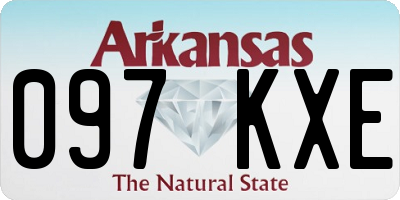 AR license plate 097KXE