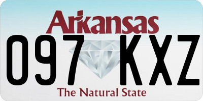 AR license plate 097KXZ