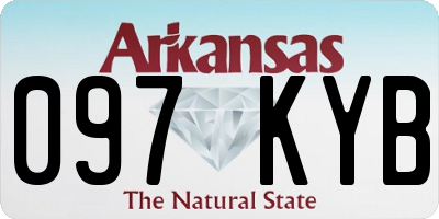 AR license plate 097KYB