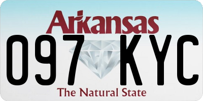 AR license plate 097KYC