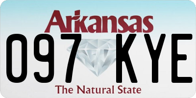 AR license plate 097KYE
