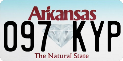 AR license plate 097KYP