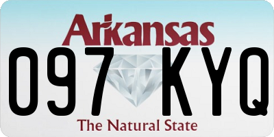 AR license plate 097KYQ
