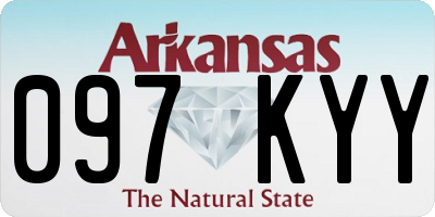 AR license plate 097KYY