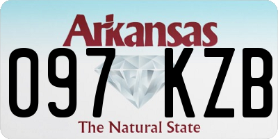 AR license plate 097KZB