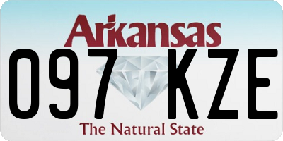 AR license plate 097KZE