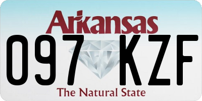 AR license plate 097KZF