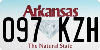 AR license plate 097KZH