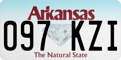 AR license plate 097KZI