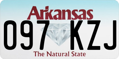 AR license plate 097KZJ