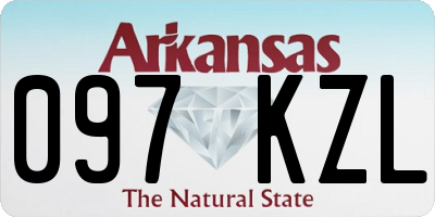 AR license plate 097KZL