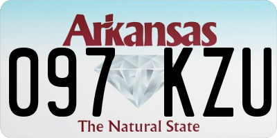 AR license plate 097KZU
