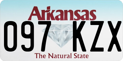 AR license plate 097KZX