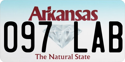 AR license plate 097LAB