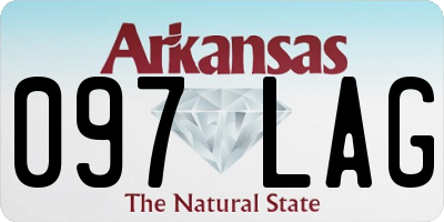 AR license plate 097LAG