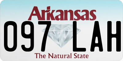 AR license plate 097LAH