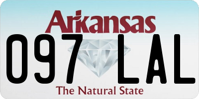 AR license plate 097LAL