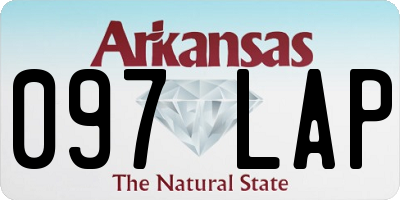 AR license plate 097LAP