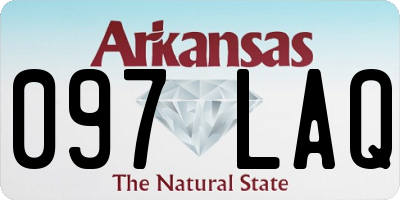 AR license plate 097LAQ