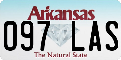 AR license plate 097LAS
