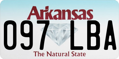 AR license plate 097LBA