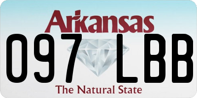 AR license plate 097LBB
