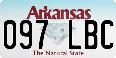 AR license plate 097LBC