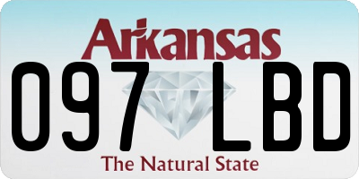 AR license plate 097LBD
