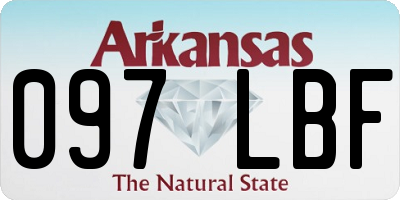 AR license plate 097LBF