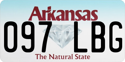AR license plate 097LBG
