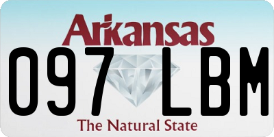 AR license plate 097LBM