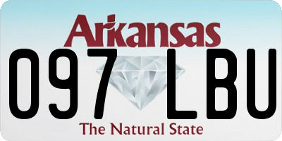 AR license plate 097LBU