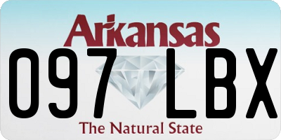 AR license plate 097LBX