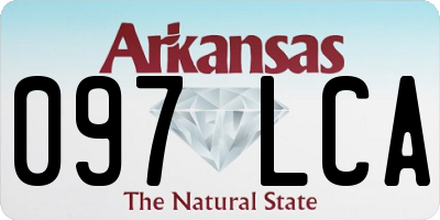 AR license plate 097LCA