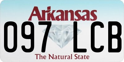 AR license plate 097LCB