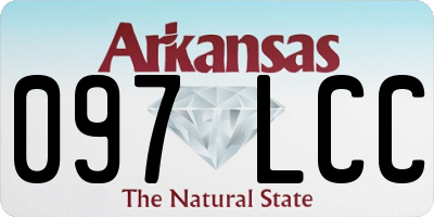 AR license plate 097LCC