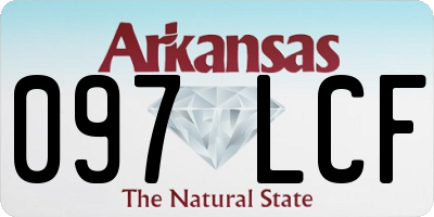 AR license plate 097LCF