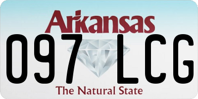 AR license plate 097LCG