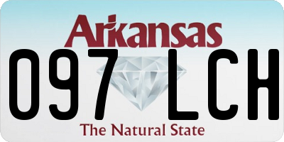 AR license plate 097LCH