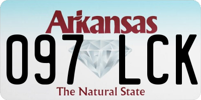 AR license plate 097LCK