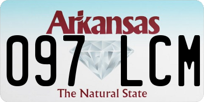 AR license plate 097LCM