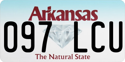 AR license plate 097LCU