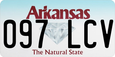 AR license plate 097LCV