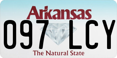 AR license plate 097LCY